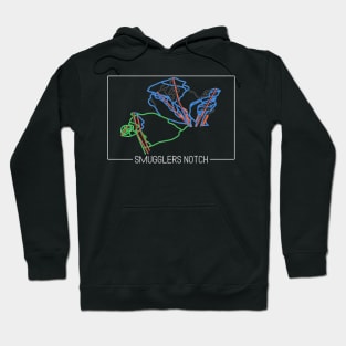 Smugglers Notch Trail Rating Map Hoodie